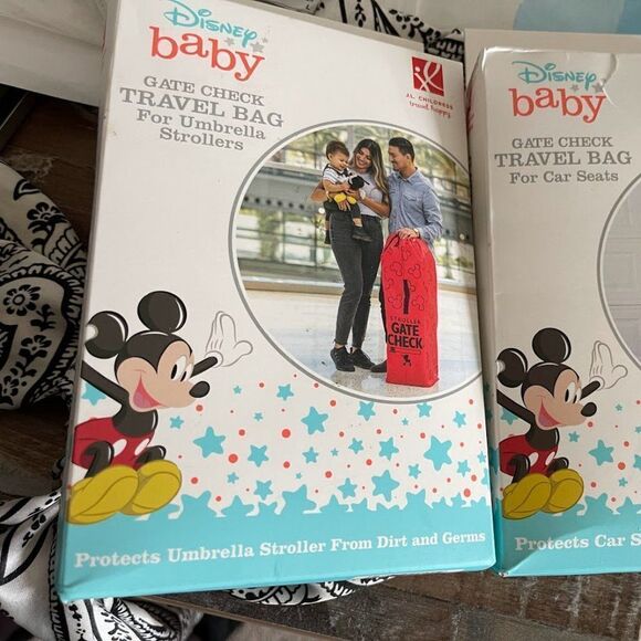 BNIB- Disney Baby Gate Umbrella Stroller & Car Seat Bags - Picture 1 of 2